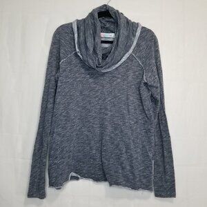 Free People Beach Cocoon Cowl Neck Pullover Sweatshirt Gray Sz One Body XS/S